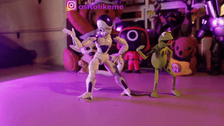 Frieza Toy Dancing GIF