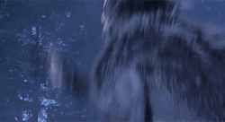 Frightening Werewolf Looking Back GIF