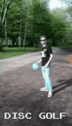 Frisbee Disc Golf GIF