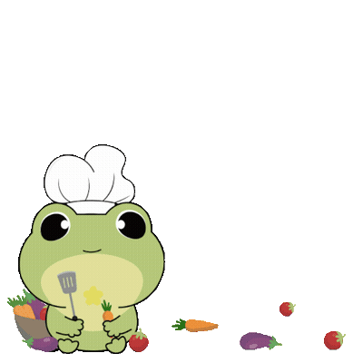 Frog Chef With Spatula And Carrot International Chefs Day GIF