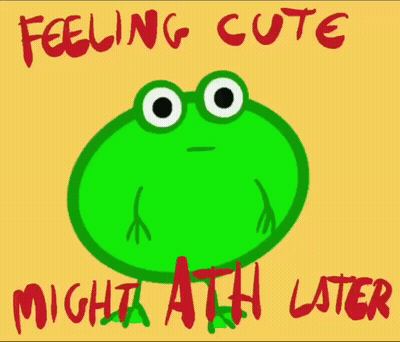Frog Feeling Cute Might Ath Later GIF