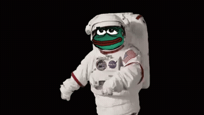 Frog In Astronaut Suit And Helmet GIF