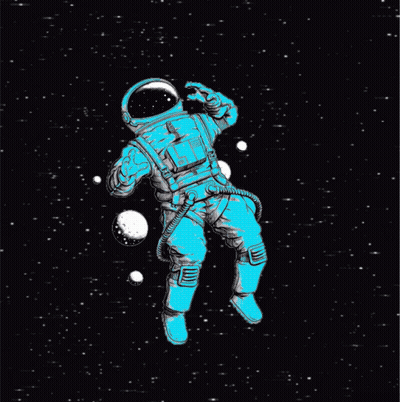 Frog In Astronaut Suit And Helmet GIF