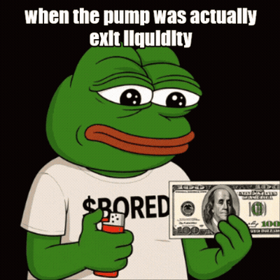Frog In Bored Shirt Holding Dollar Bill GIF
