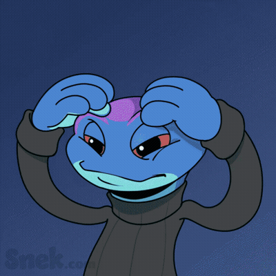 Frog In Sweater With Sleek Text GIF