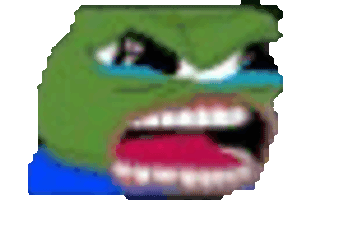 Frog Meme Frog Angry Sticker GIF