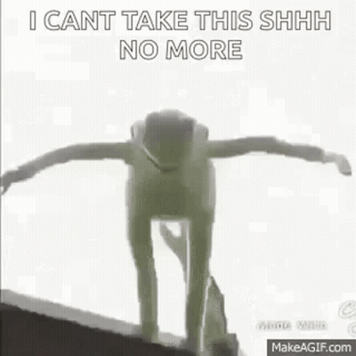 Frog Standing On Rock Saying Shhh GIF