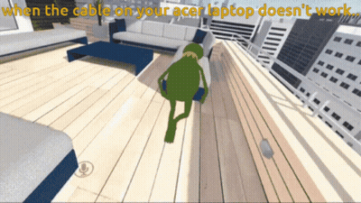 Frog Walking On Wooden Floor GIF