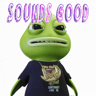 Frog Wearing You Did It Shirt GIF