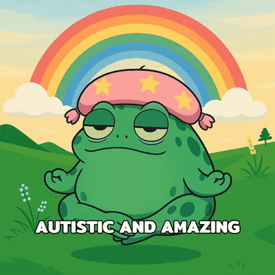Frog With Autistic And Amazing GIF