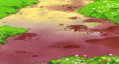 Frog With Green Leaf Next To Trash Can GIF