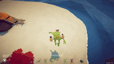 Frog With Red Head In Video Game GIF