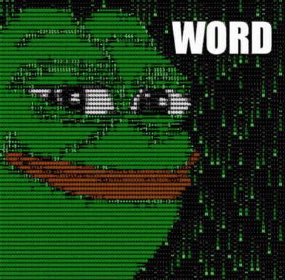 Frog With Word GIF