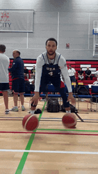 Front Dribble Animated Steph Curry GIF