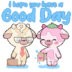 Frootymoo Cute Cow Sticker GIF