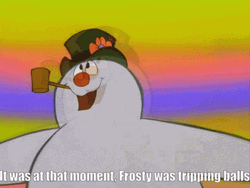 Frosty The Snowman Head Shake Animated GIF