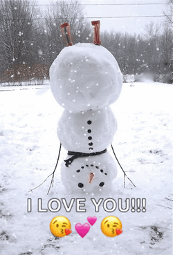 Frosty The Snowman Headstand GIF
