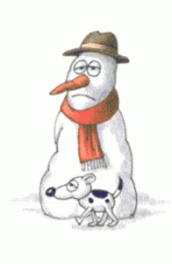 Frosty The Snowman Melting GIF