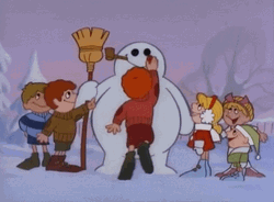Frosty The Snowman Noise Tapping By Kid GIF