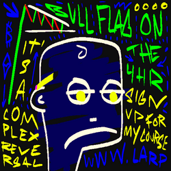 Frowning Face Sketch Fine Art GIF