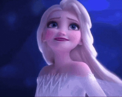 Frozen Cartoon Character Looking Up At Sky GIF