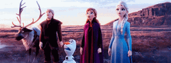 Frozen Characters In Awe