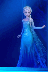 Frozen Elsa Dress GIF