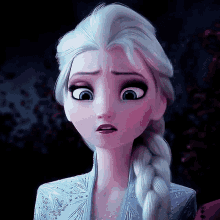 Frozen Ice Queen Elsa Lip Bite
