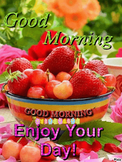 Fruit Bowl Enjoy Your Day GIF