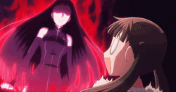 Fruits Basket Mad Isuzu Sohma Shocked Tohru Honda GIF