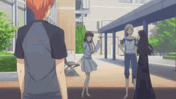 Fruits Basket Shocked Tohru Honda Walks Away GIF