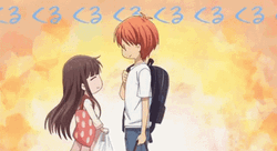 Fruits Basket Tohru Honda Running Around Kyo Soma GIF