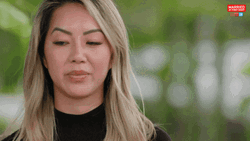 Frustrated Asian Lady Walk Off GIF