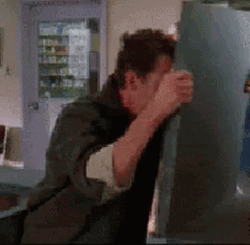Frustrated Guy Banging Head Against Wall  GIF