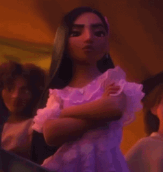 Frustrated Isabela Madrigal Eye Rolling Encanto GIF