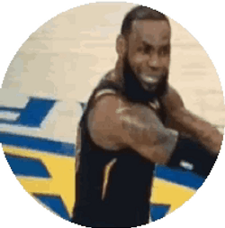 Frustrated Lebron Missing Dunk GIF
