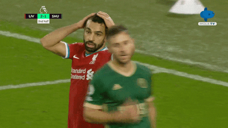 Frustrated Mohamed Salah Explaining GIF