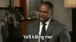 Frustrated R Kelly Punching On Air GIF