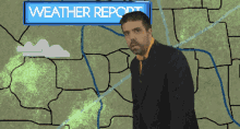 Frustrated Weather Reporter