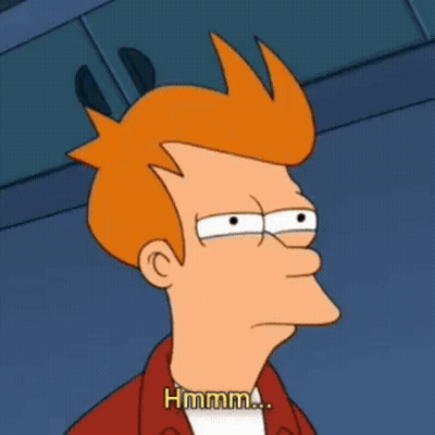 Fry From Futurama Funny Face Hmm GIF