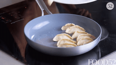 Frying Pan With Food52 GIF