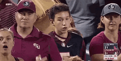 Fsu Shocked Fan Boy GIF