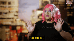 Full Hot But Drag Queen Reaction GIF
