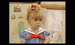 Full House Amazed Michelle Tanner GIF