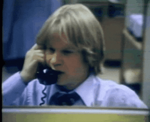 Full House Call Center Agent GIF