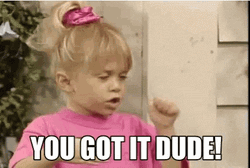 Full House Michelle Tanner Thumbs Up Kid GIF