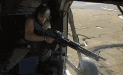Full Metal Jacket Chopper Machine Gun Firing GIF