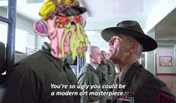 Full Metal Jacket Funny Alien Face Swap GIF