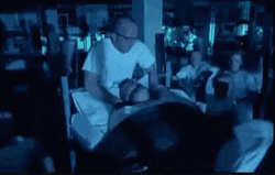 Full Metal Jacket Trainees Hitting Pyle Scene GIF