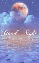 Full Moon Good Night Pastel